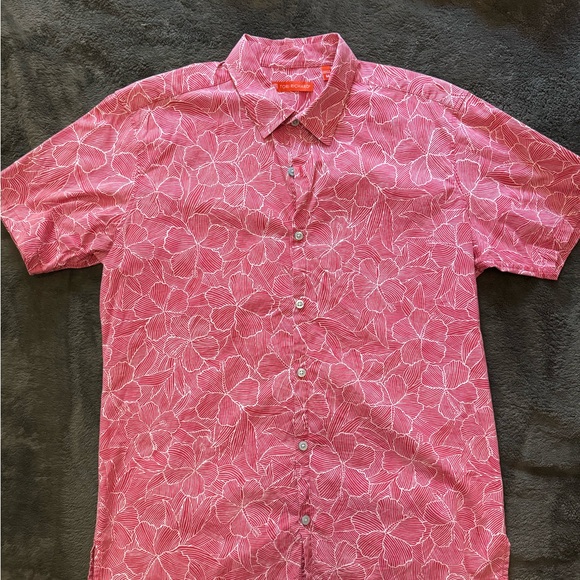 Tori Richard Other - Tori Richard Pink Floral Men's Shirt